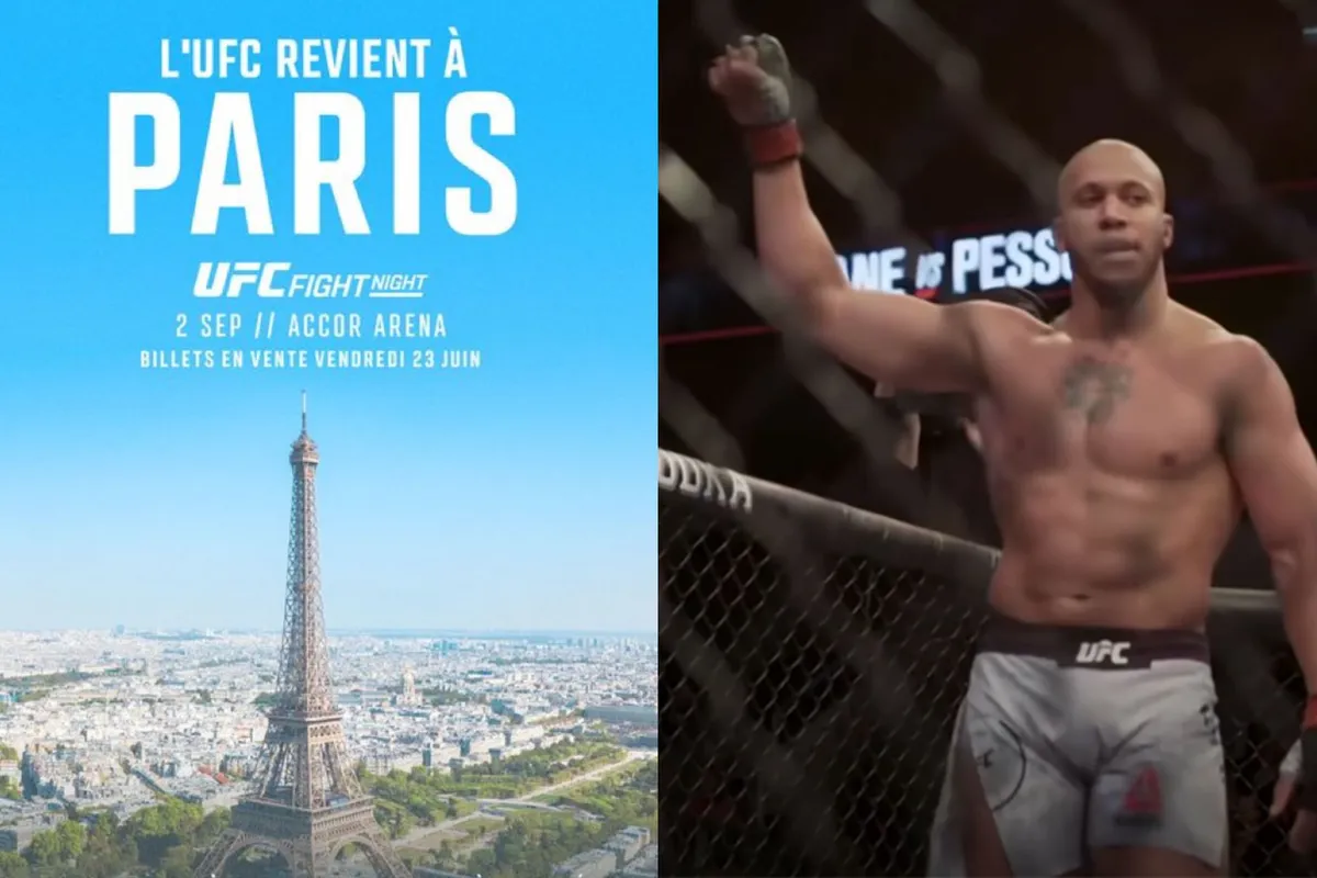UFC kondigt terugkeer naar Parijs aan voor een Fight Night-evenement in september