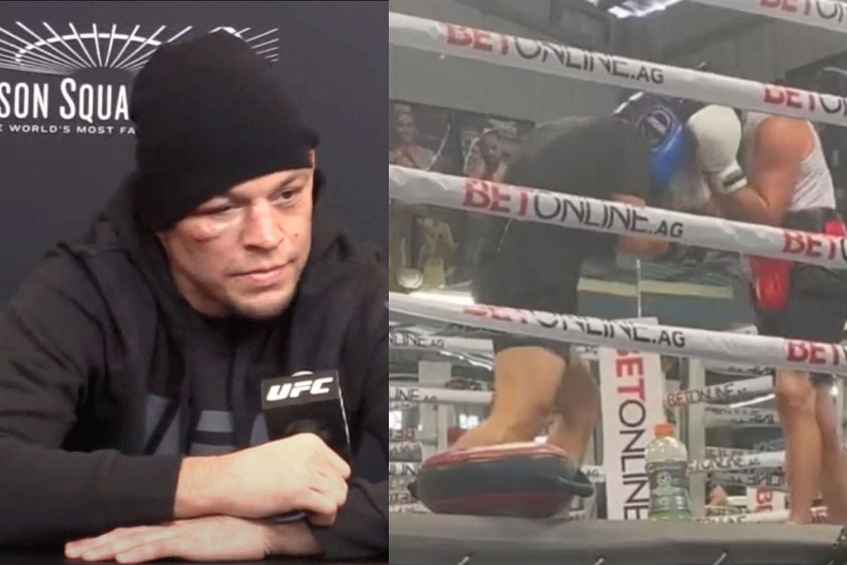 'Wat is dit slecht!' Nate Diaz trainingsvideo uitgelekt voor Jake Paul gevecht en het ziet er niet goed uit