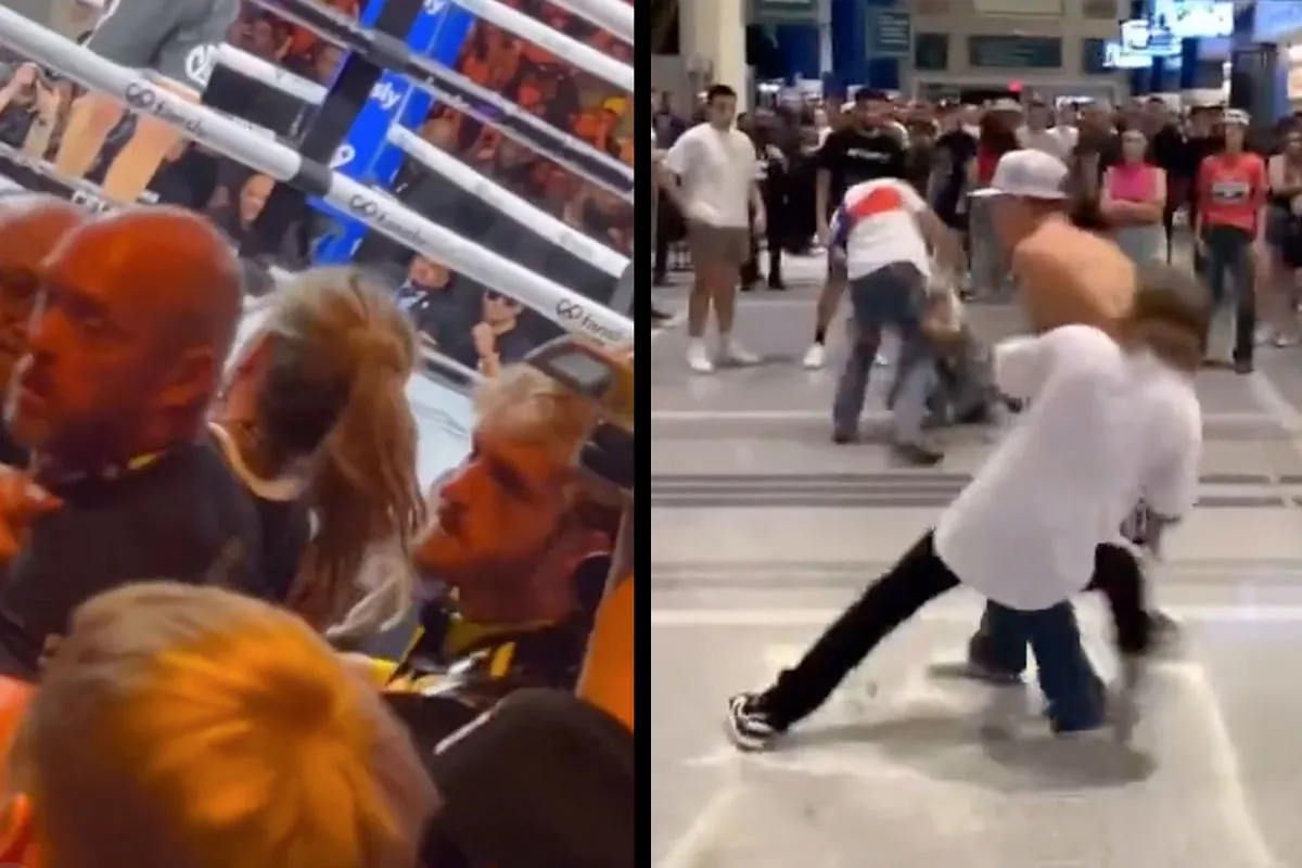 Chaos na wedstrijd Jake Paul vs Nate Diaz! Broer Logan op de vuist met publiek en meer...