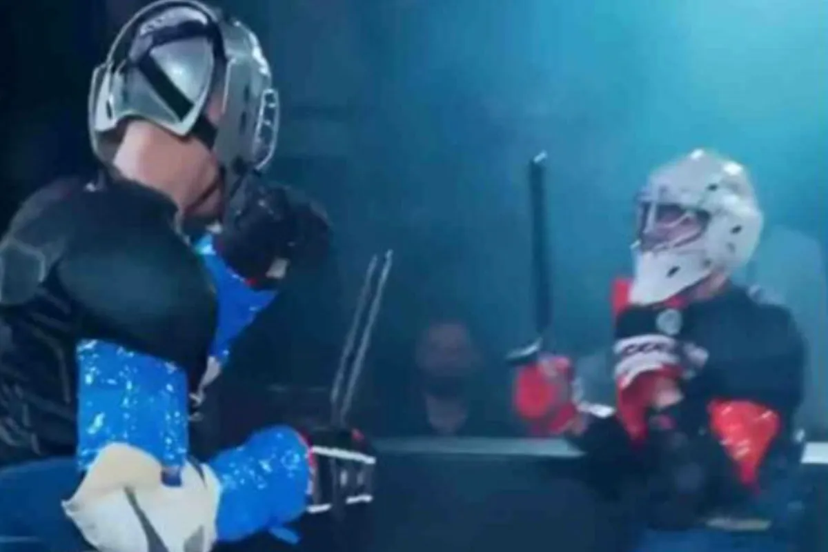 MMA-vechters gaan los met politieknuppels in bizarre wedstrijd | video