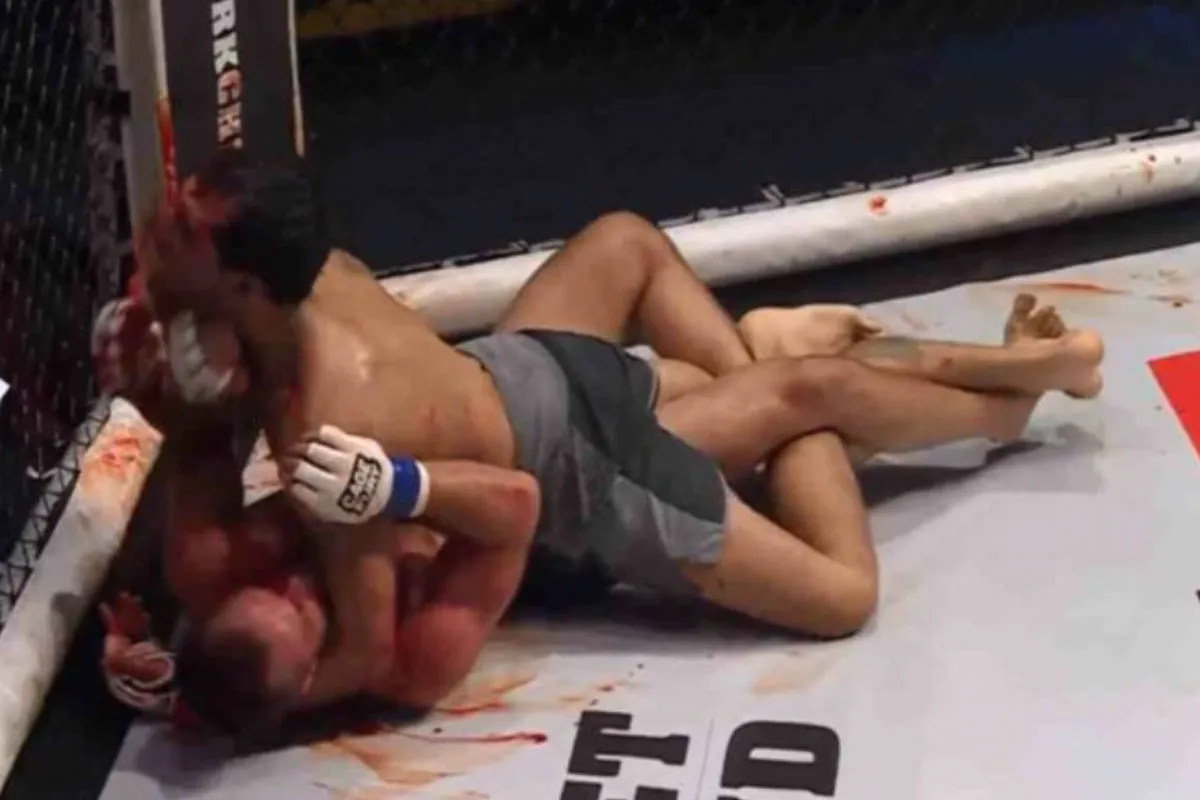 🎥 'Maniac!' Kooivechter Jose Perez likt bebloede handschoen af tijdens uitdelen pak slaag