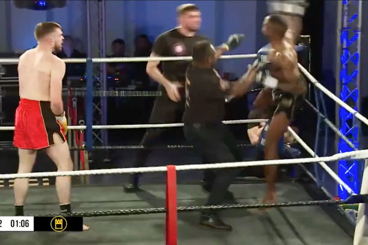 🎥 Kickbokser aangevallen door woeste trainers! 'Wedstrijd ontspoort in chaos'