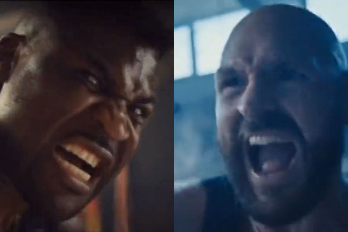 🎥 Francis Ngannou en Tyson Fury slopen muren, vloeren en alles om zich heen