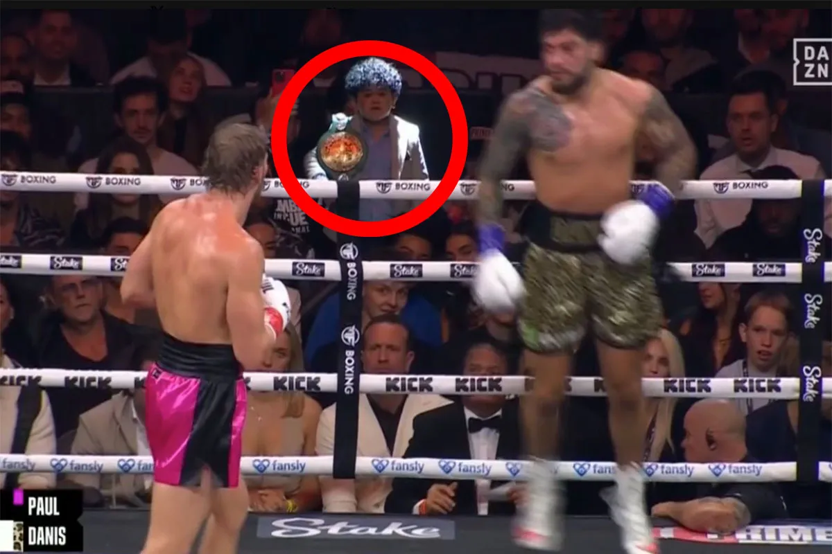Wie was die 'Chucky' bij het Logan Paul vs Dillon Danis gevecht tussen het publiek?