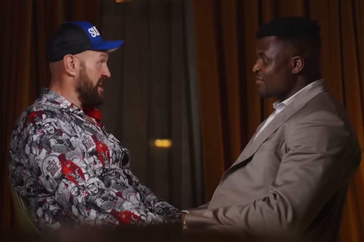 🎥 Fury legt Ngannou haarfijn uit hoe hij hem gaat verslaan in face-to-face interview