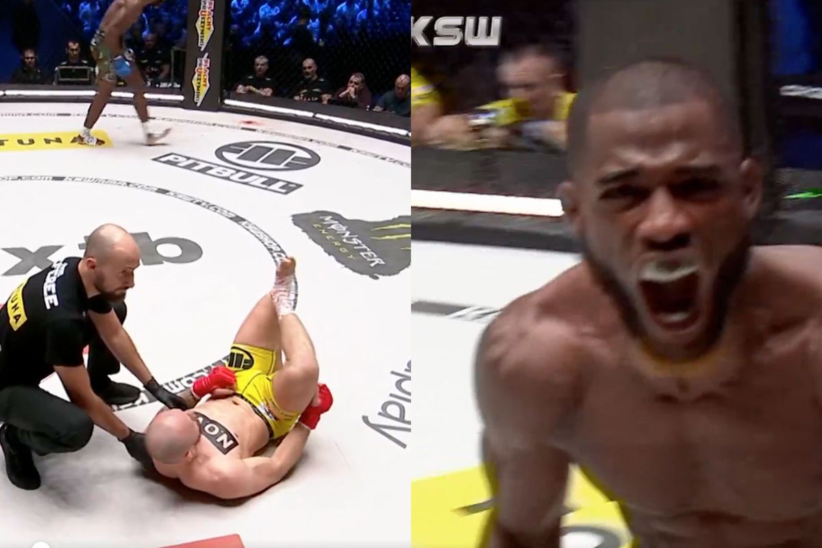 🎥 16 Seconden! Brute Knock-out bij KSW 89 laat vechter gillen van de pijn