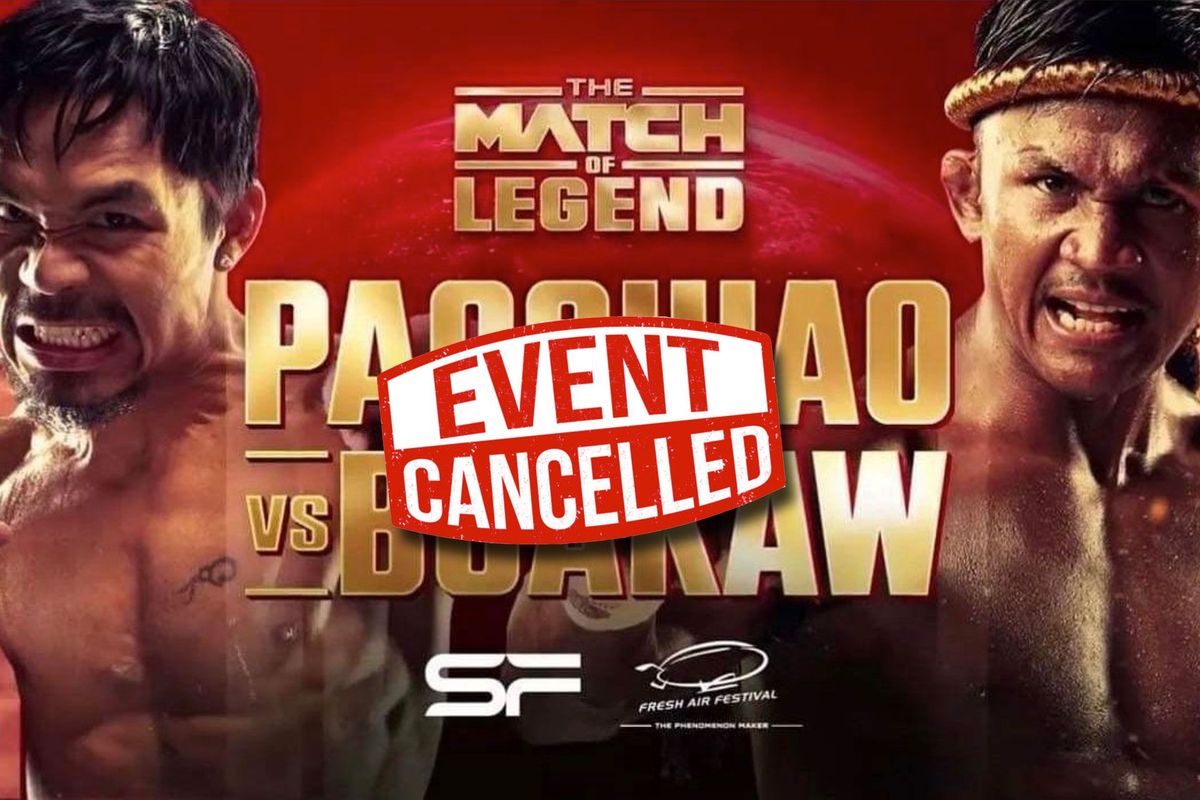 Gevecht vechticoon Buakaw en bokslegende Pacquiao afgelast: '25 miljoen pleitte'
