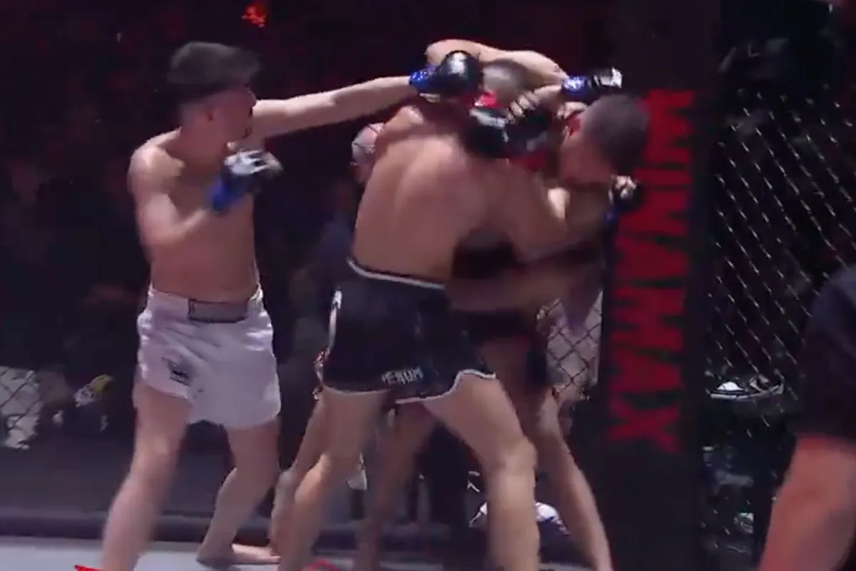 🎥 Dolle Spanjaard verslaat 3 tegenstanders tegelijk in ongekende MMA-wedstrijd