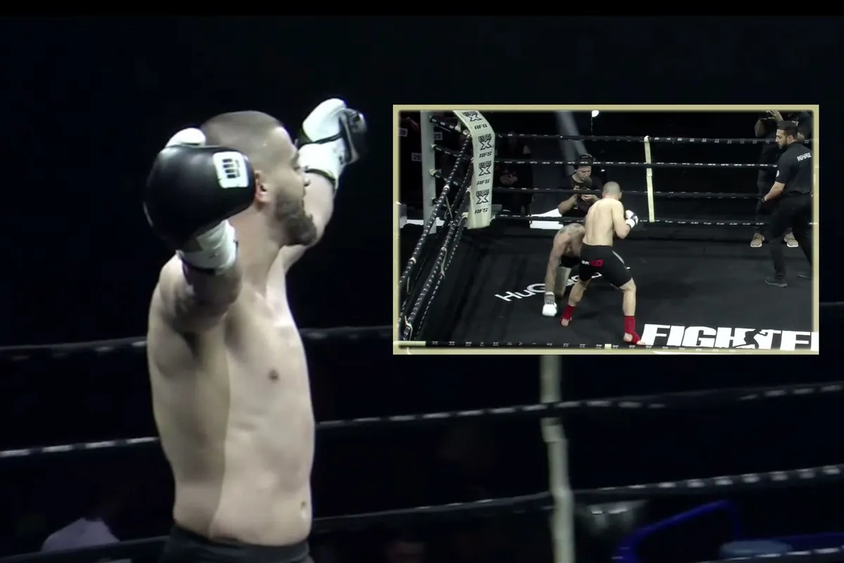 Vechtsporticoon Elliot Compton zwaar onderuit geslagen door Bosnische sensatie