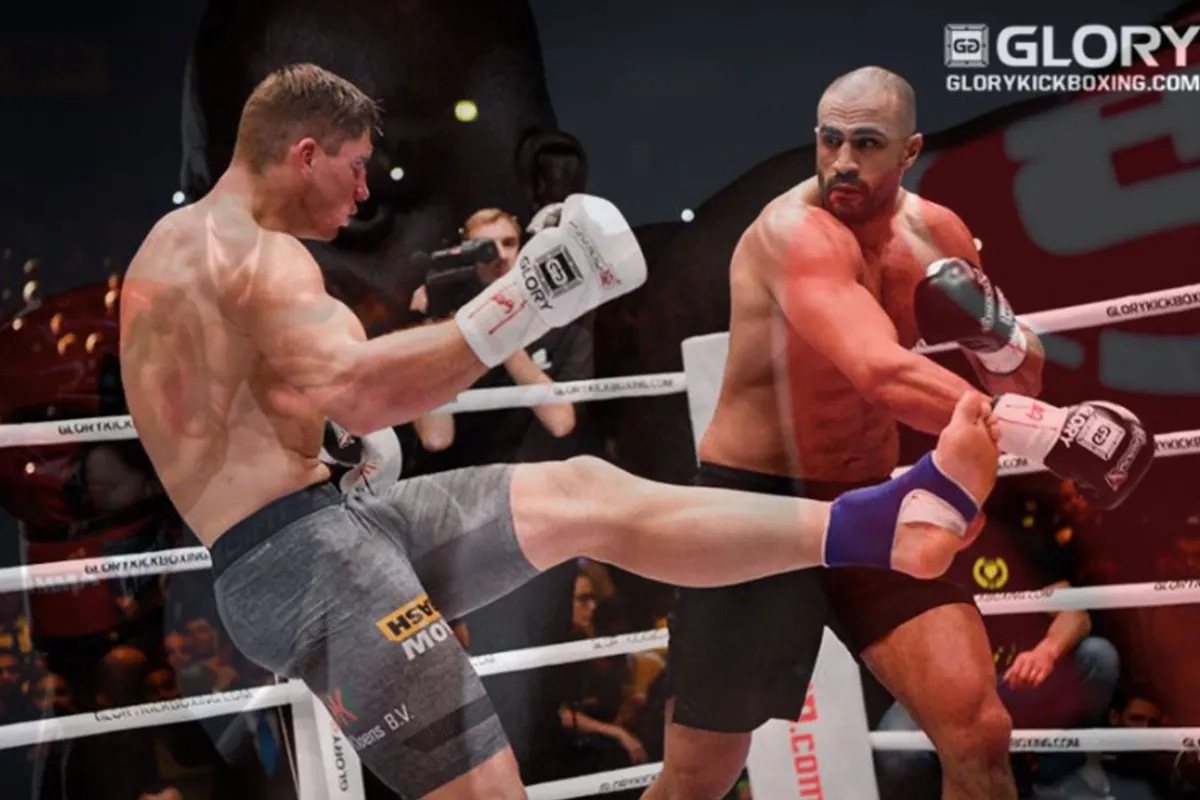 🎥 Kickbokser doet Rico Verhoeven en Badr tot in perfectie na! 'Lachen geblazen'