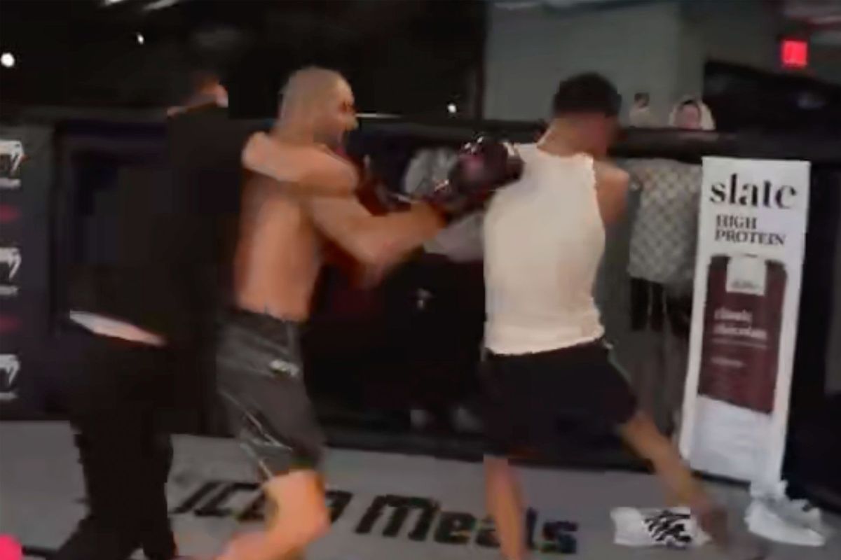 🎥 UFC's Sean Strickland slaat Influencer 'Sneako' total loss