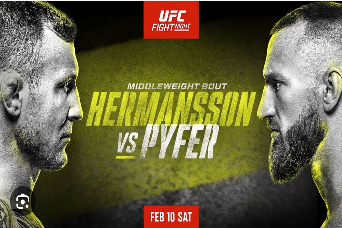 UFC Vegas 86 Uitslagen: Hermansson vs. Pyfer