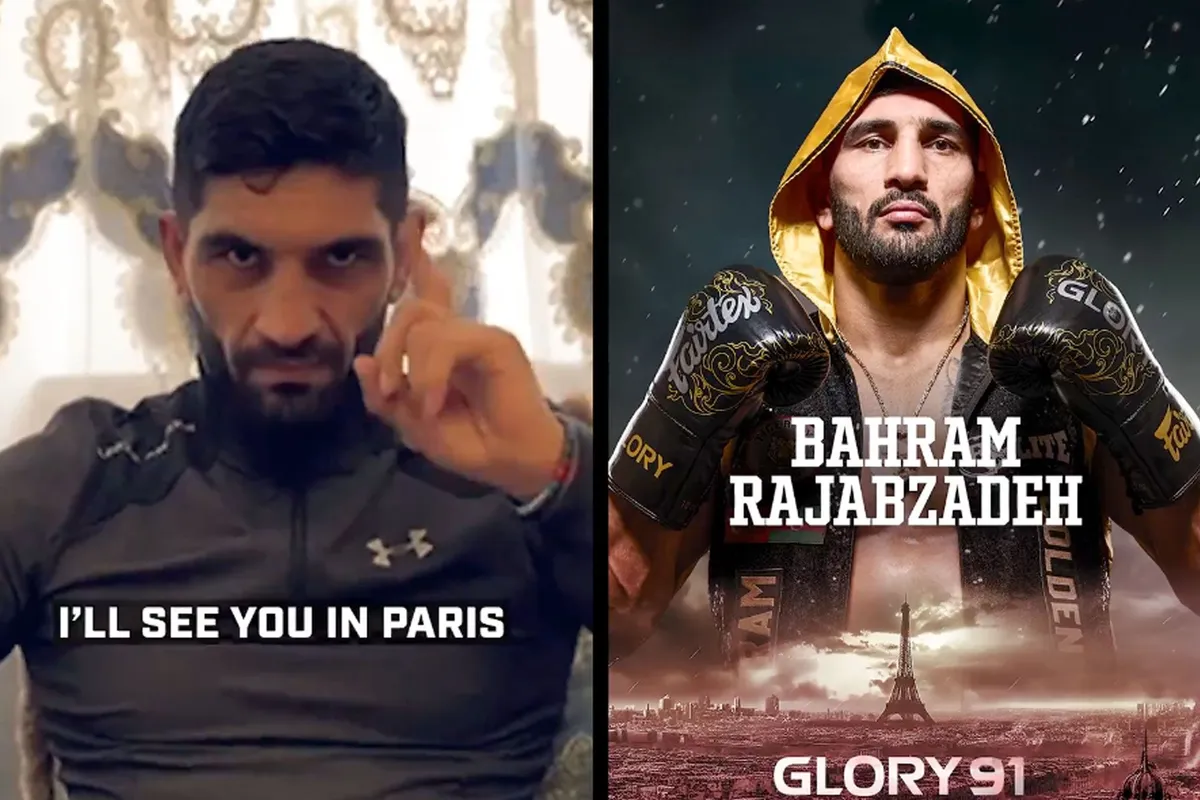 Glory's 'Golden Wolf' Rajabzadeh vecht tijdens Parijs event: 'Ik vernietig iedereen'