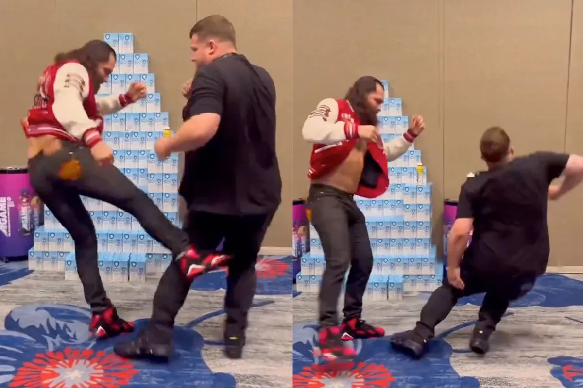 🎥 OHHHHH! UFC-ster Masvidal schopt fan keihard onderuit op verzoek