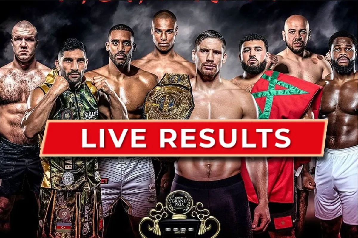 Live uitslagen Glory Zwaargewicht Grand Prix: Verhoeven vs Laidouni