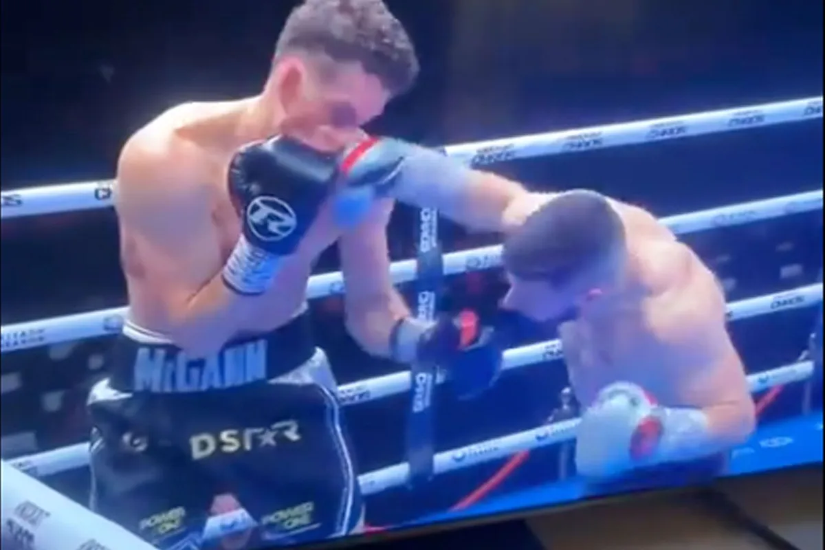 🎥 Joshua vs Ngannou event: Bokser slaat rivaal keihard onderuit