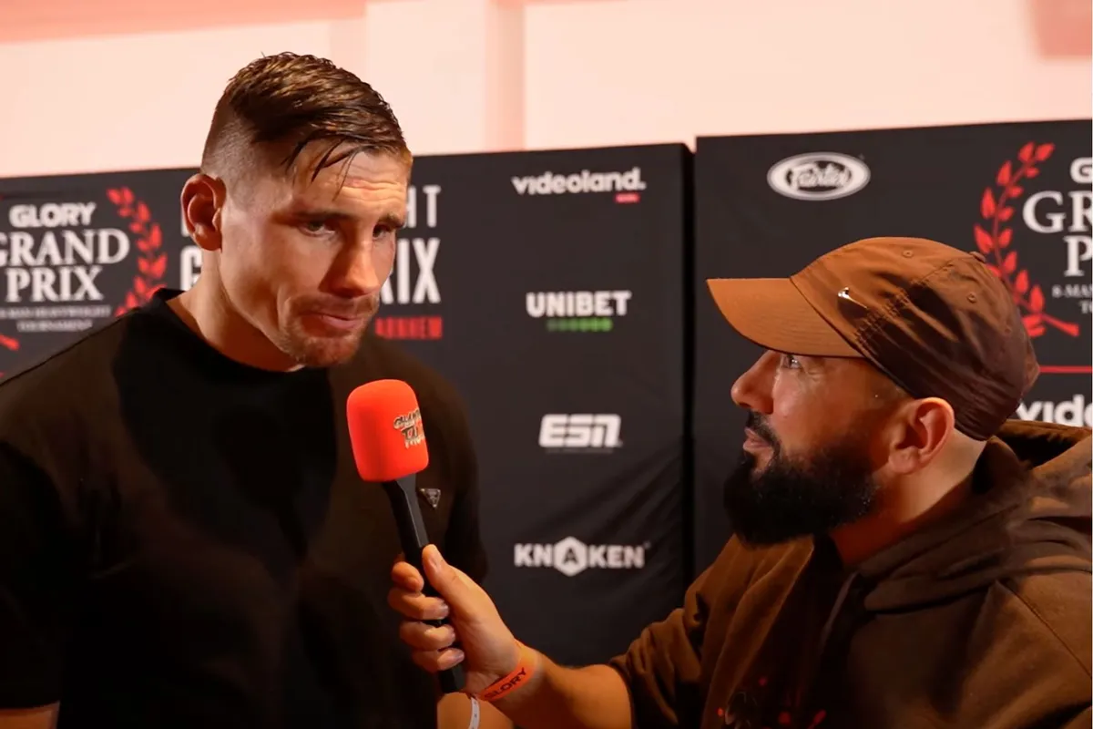Rico Verhoeven vertelt wat Glory Grand Prix winst met hem doet: 'Zenuwen'