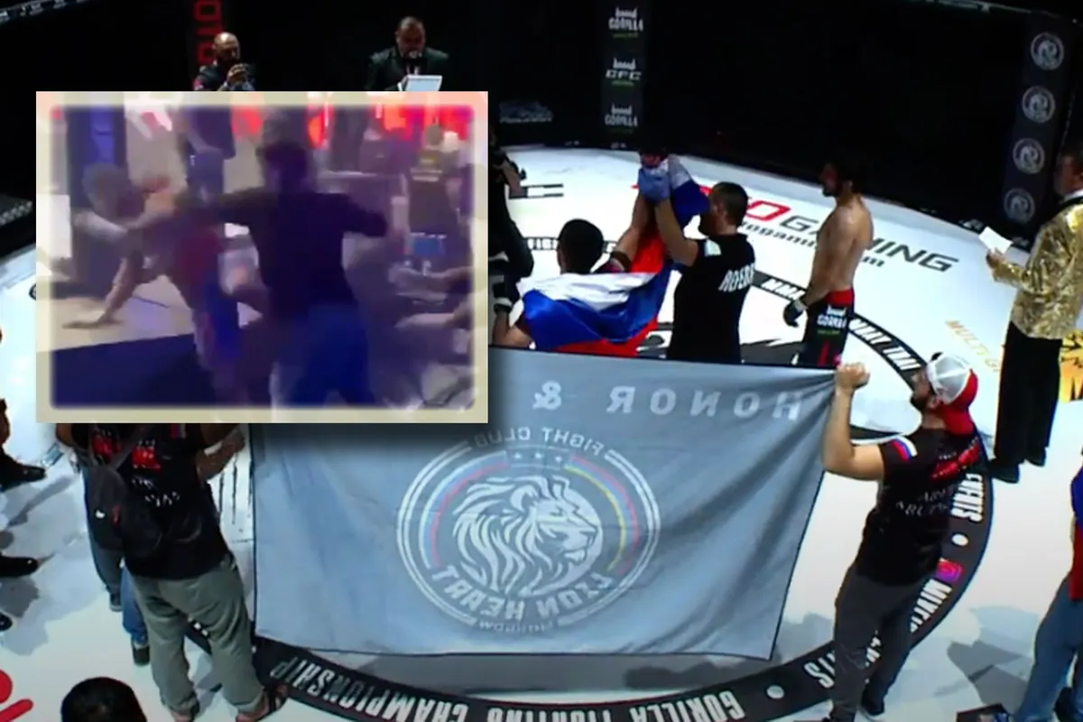 Beelden brute mishandeling: MMA-vechter aangevallen na winstpartij