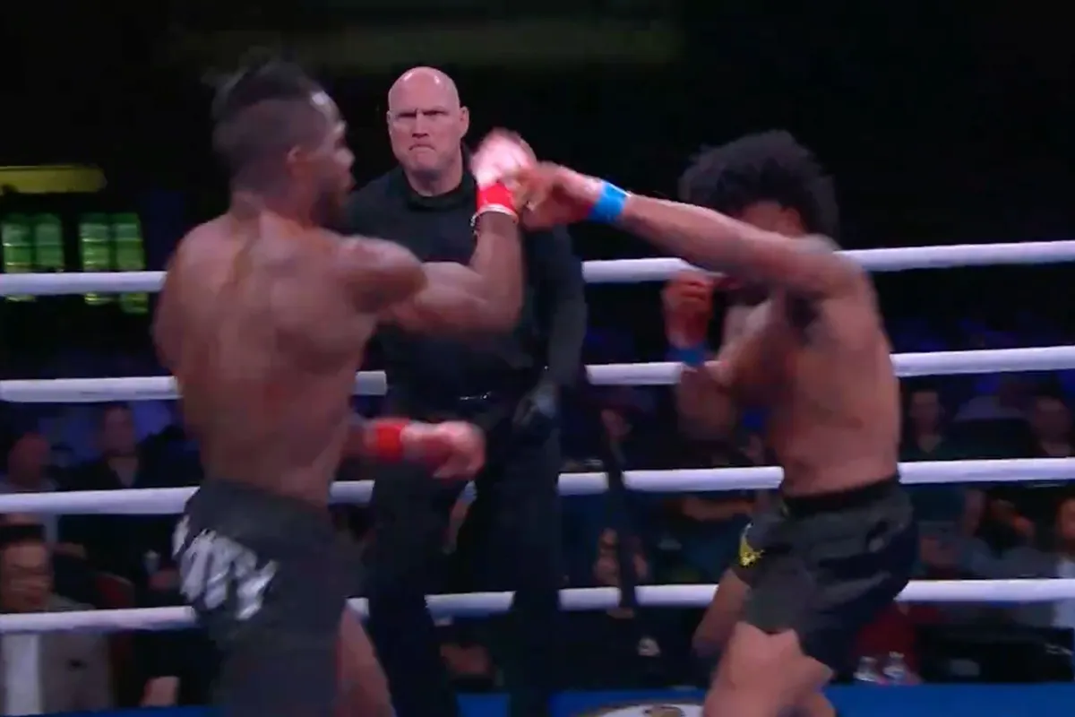 🎥 Bokser's wraak na wangklap op staredown! Vernietigt tegenstander in wedstrijd