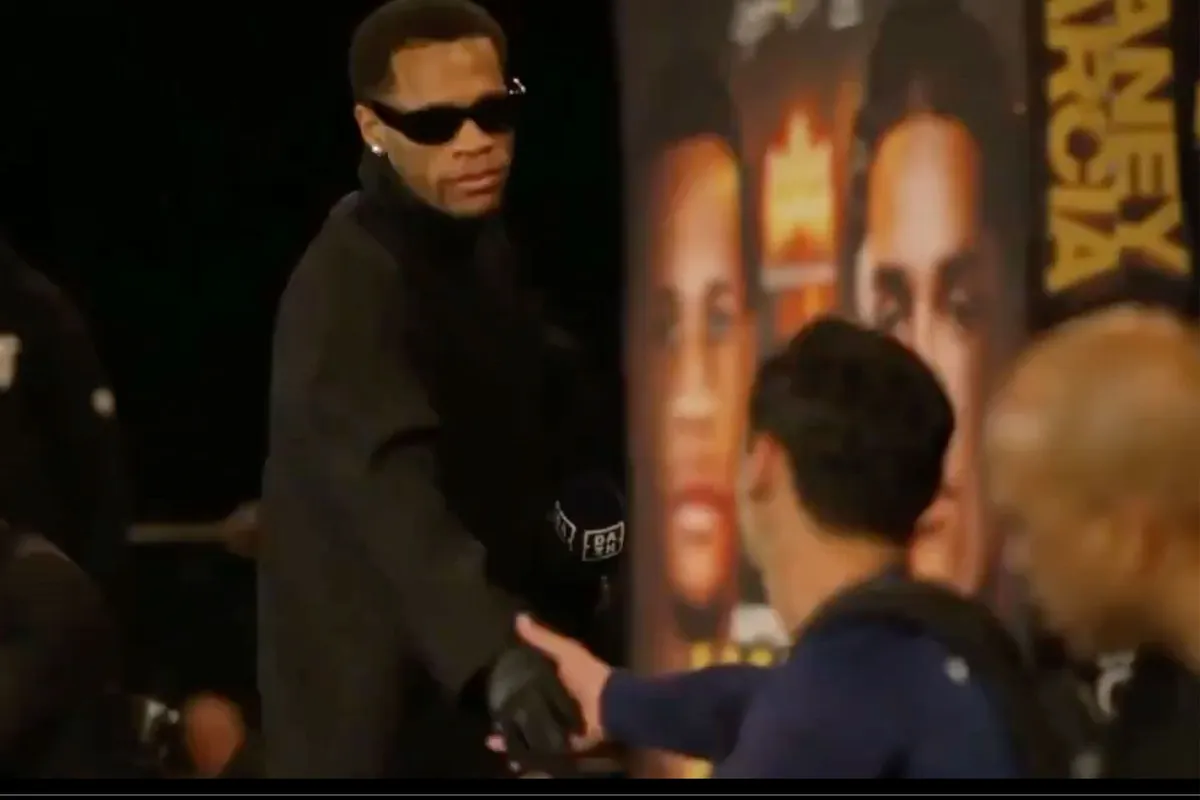 Hand erop! Topboksers Haney en Garcia gedurfde weddenschap