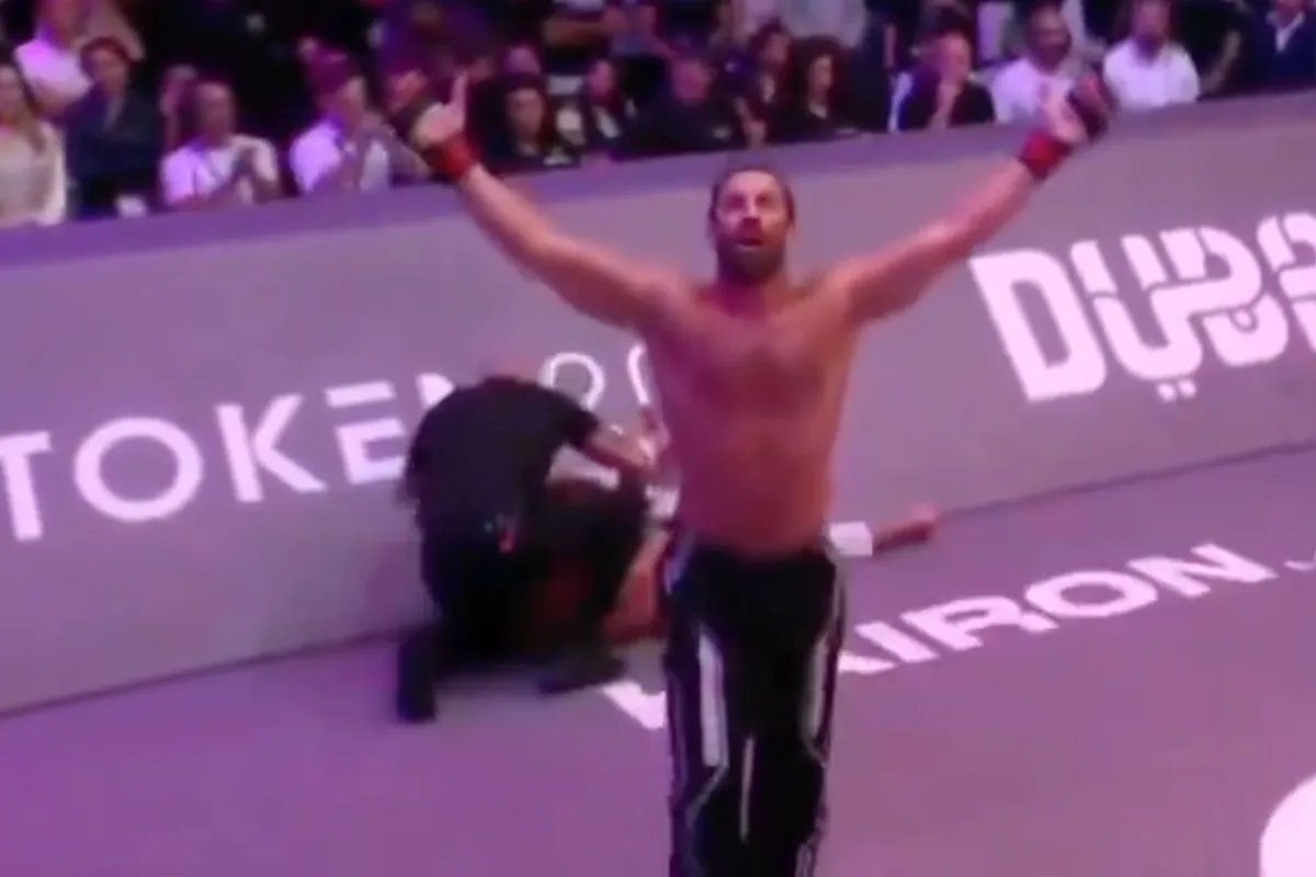 Ex-UFC Kampioen stompt rivaal Schilling knockout: 'Rockhold is terug'