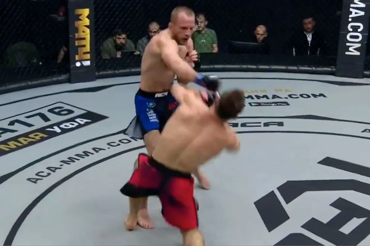 Oekraïense vechtmachine verplettert Rus in recordtijd (video)