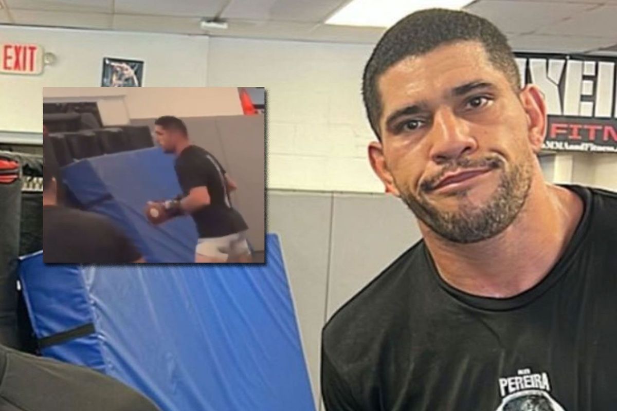 UFC-ster ontspoort! Alex Pereira slaat tegenstander knock-out in woeste training