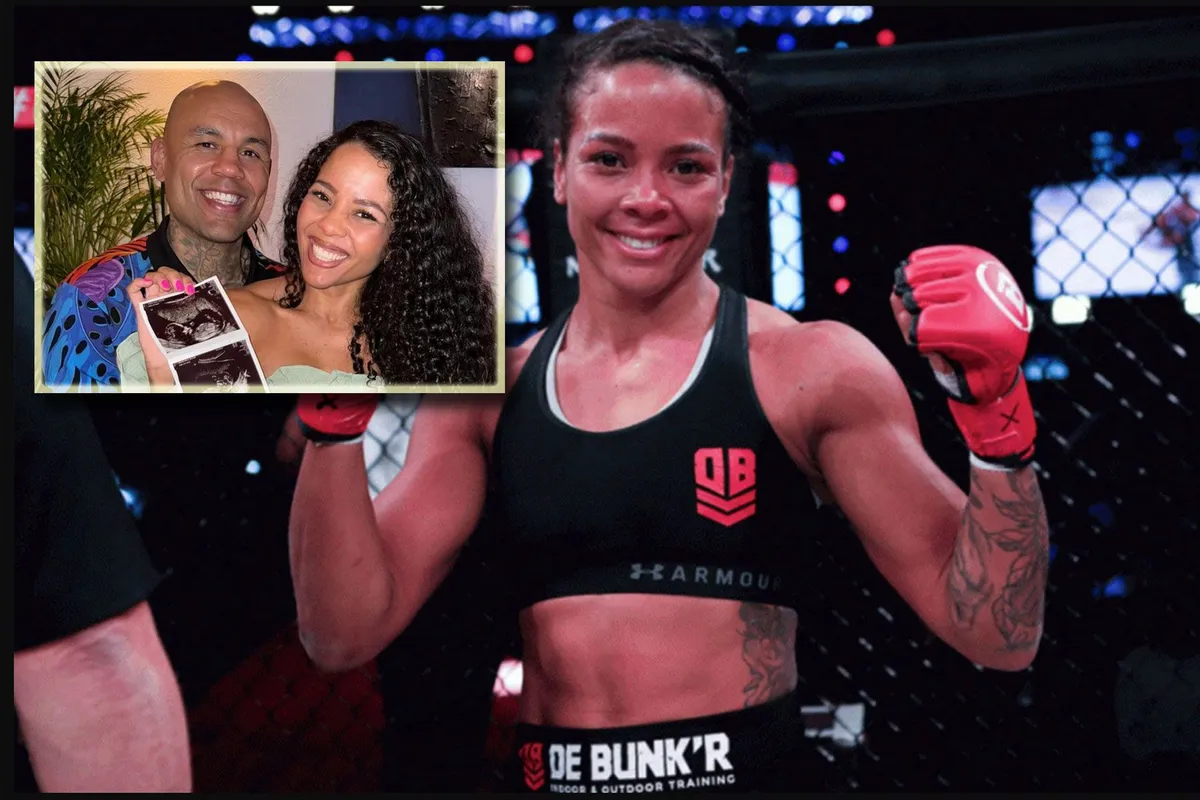 MMA-ster Denise Kielholtz zwanger: 'Hesdy Gerges opnieuw vader'