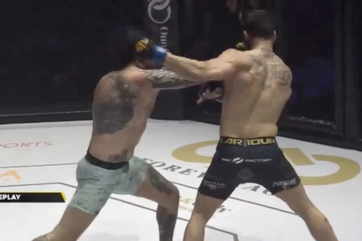 🎥 Vechter beantwoordt disrespect met vernietigende knock-out