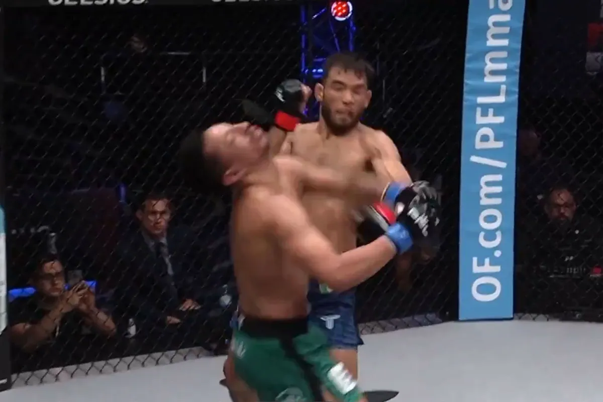 Monster knock-out zorgt voor abrupt einde PFL MMA gevecht (video)