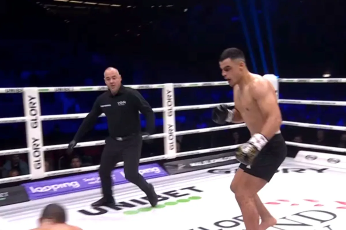 馃帴 Glory debutant Cem Caceres verslaat Mo Amine op knock-out
