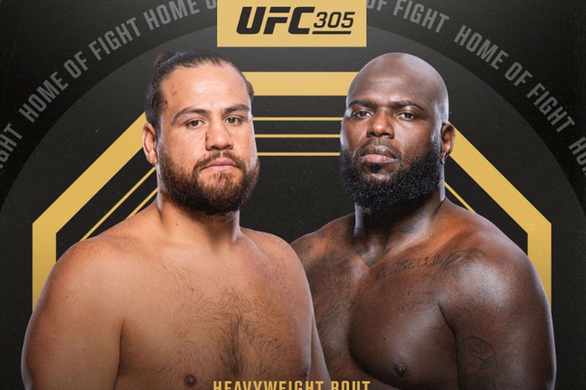 KO-machine Tai Tuivasa treft Jairzinho Rozenstruik tijdens UFC 305