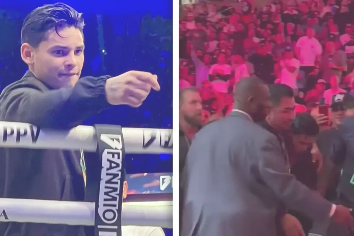 Boksdrama: Ryan Garcia arena uitgegooid na wedstrijd broertje