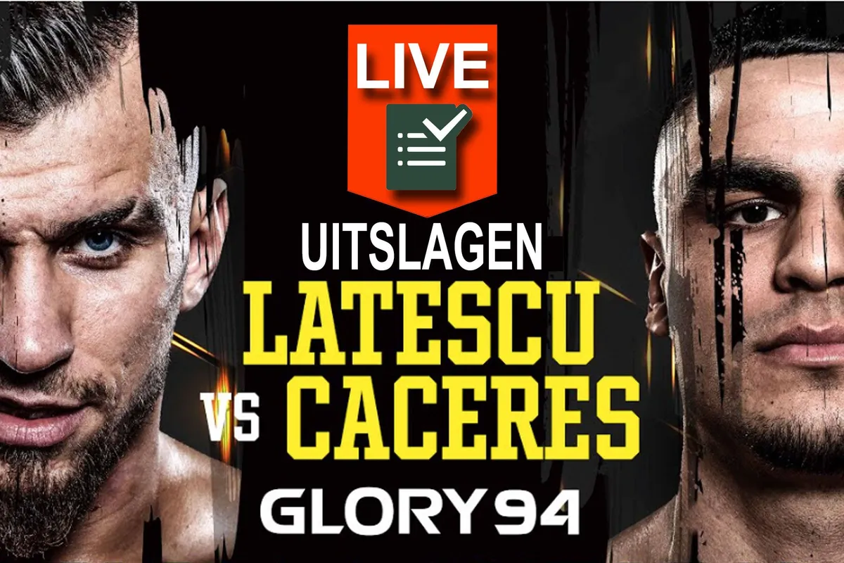 Live uitslagen Glory 94: Latescu vs Caceres