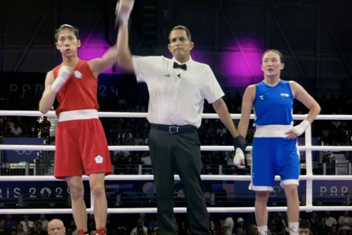 2e bokser met mannelijke kenmerken verslaat vrouw op Spelen