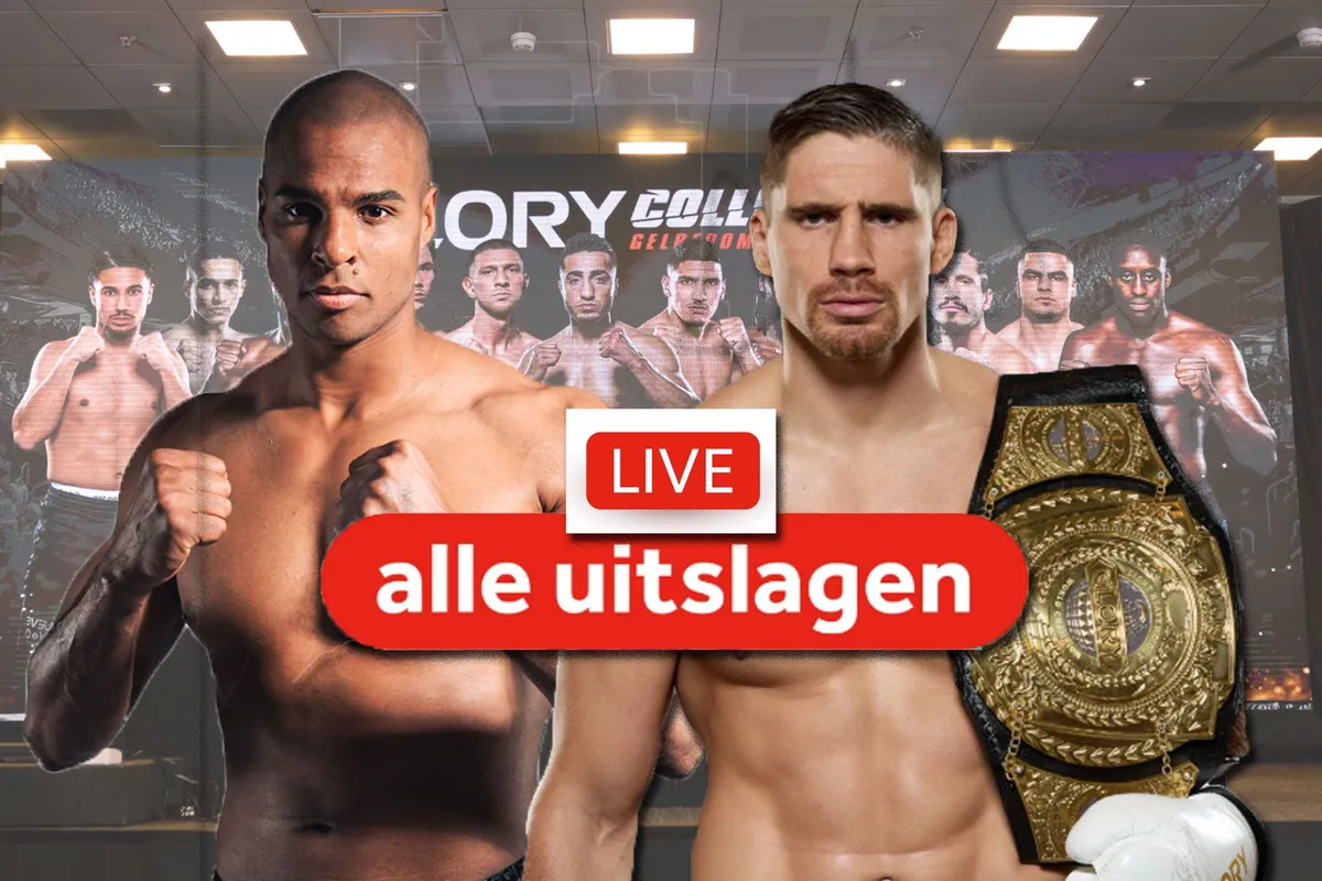 Live uitslagen Glory Collision 7 Verhoeven vs Rigters - Volg ze hier