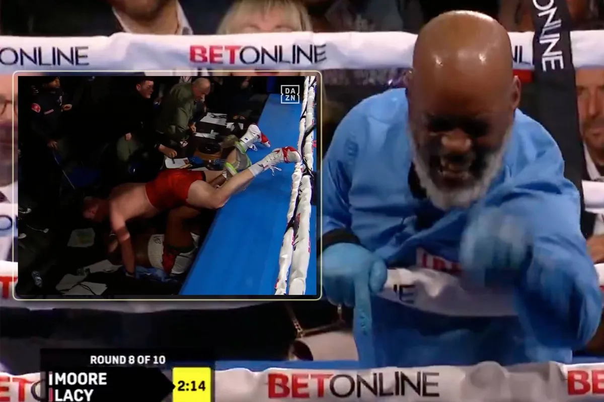Chaos in de ring! Bokswedstrijd eindigt in complete puinhoop (video)