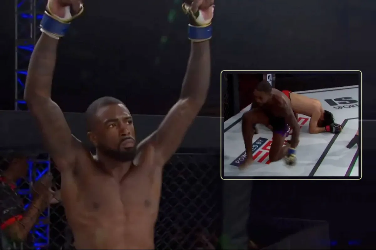 NL-topvechter Pinas sloopt tegenstander in Maleisië: Bekijk de finish!