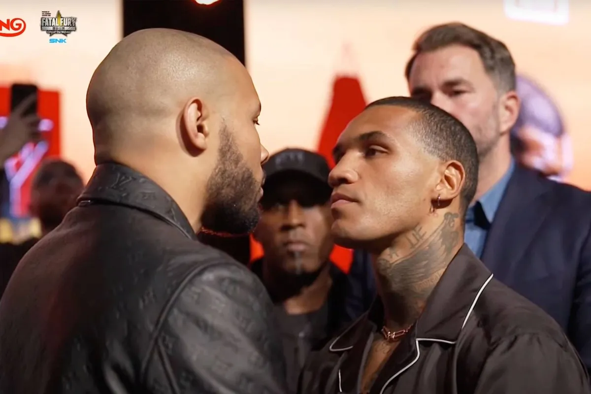 Chaos op persconferentie Eubank Jr. vs. Benn: ei veroorzaakt enorme rel!