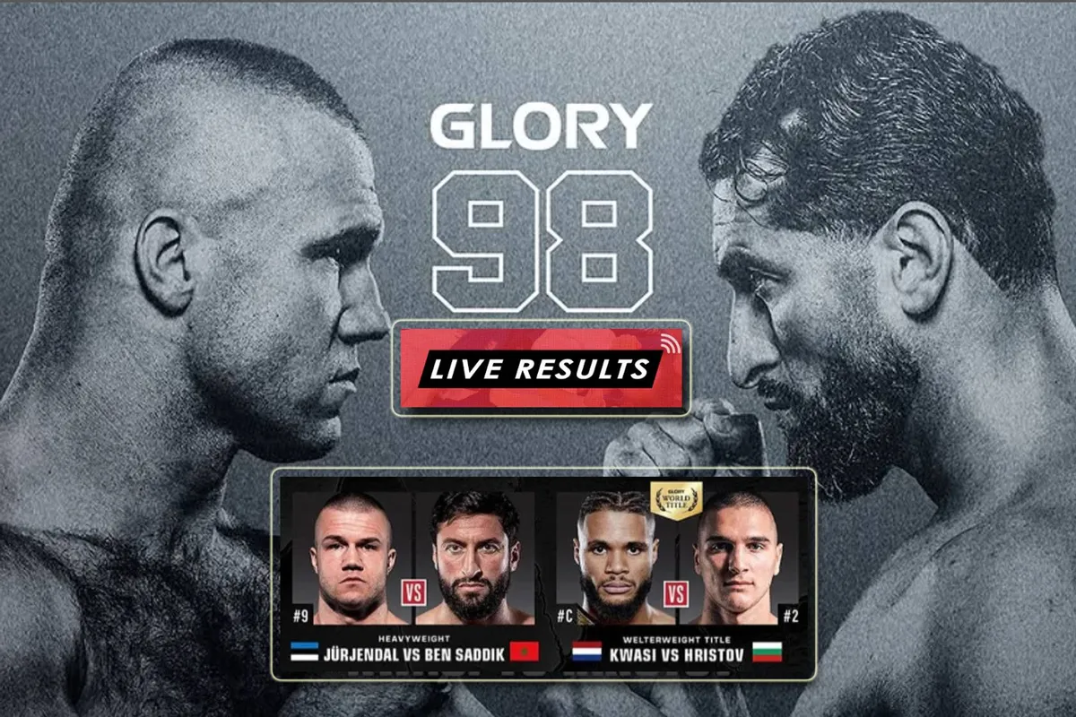 Glory 98 Uku vs Jamal live - volg hier alle uitslagen en knock-outs!