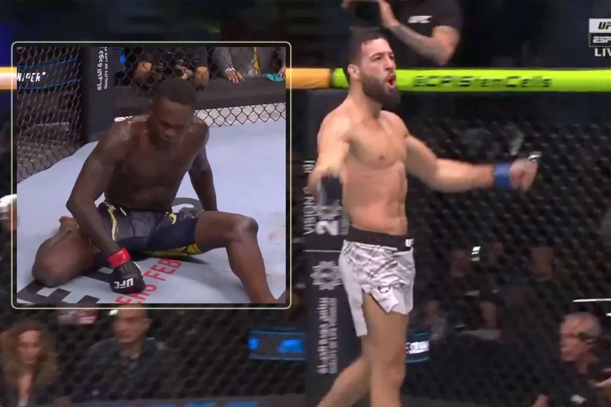 UFC droom over! Adesanya’s comeback eindigt in nachtmerrie