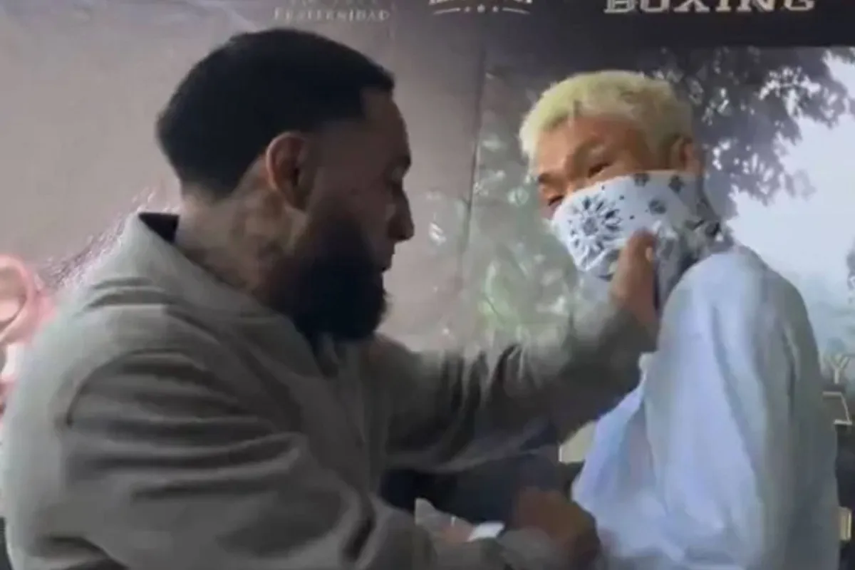 WOEDE-EXPLOSIE! Bokskampioen Nery deelt keiharde klappen uit tijdens face-off