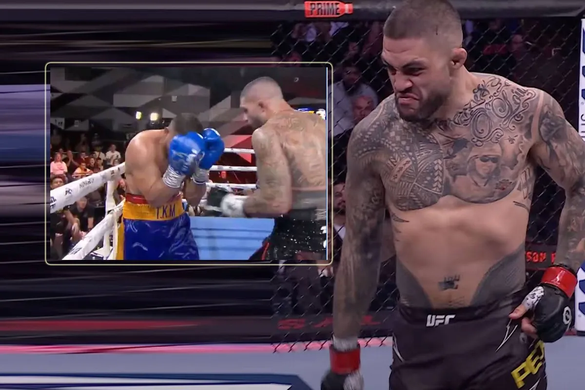 Keiharde finish! Ex UFC-ster sloopt ongeslagen tegenstander in boksdebuut