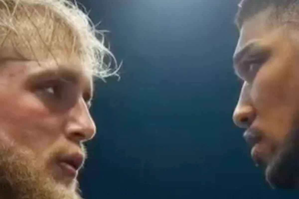 VIDEO! Jake Paul en Anthony Joshua oog in oog - wat er gebeurt is waanzinnig!