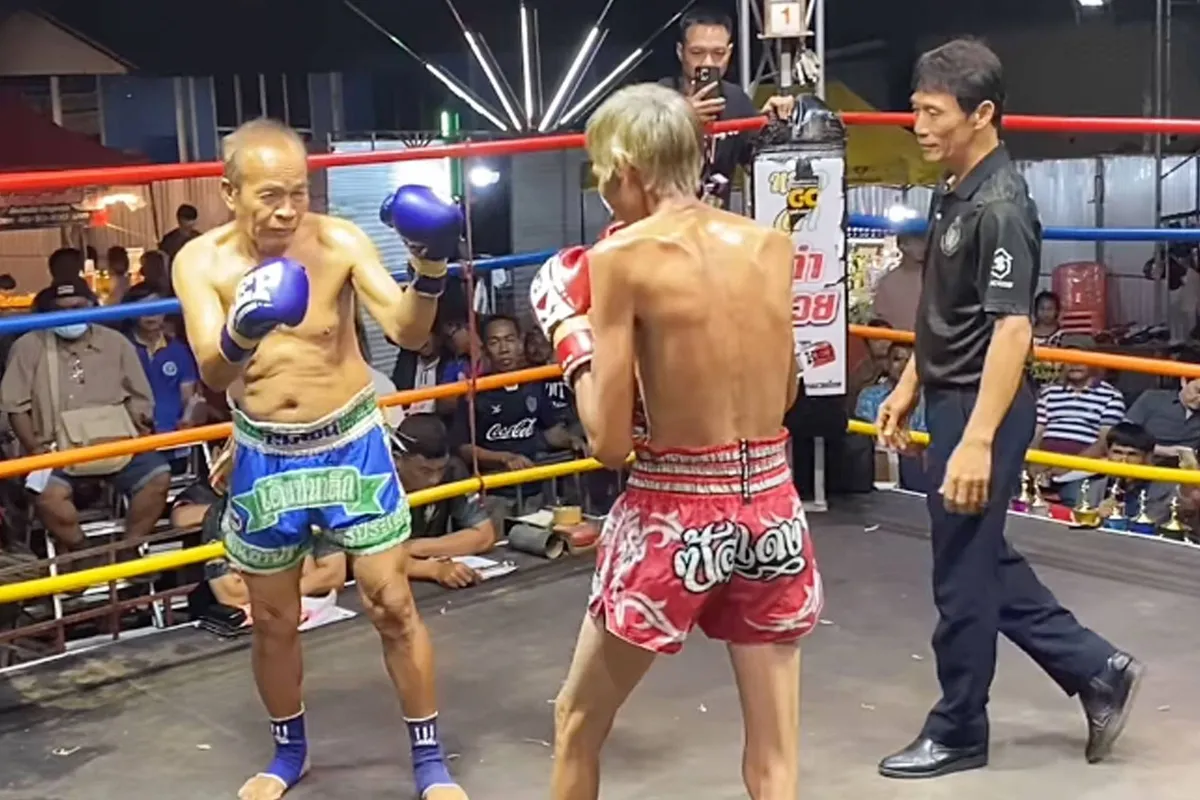 70+ en nog steeds kickboksen? Deze mannen doen het gewoon