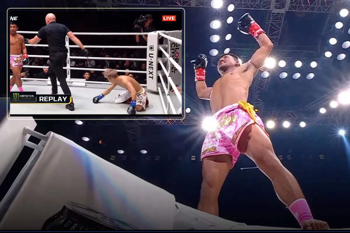 Kickboksgevecht voorbij in een flits - Thaise GOD Rodtang sloopt Japanner Takeru