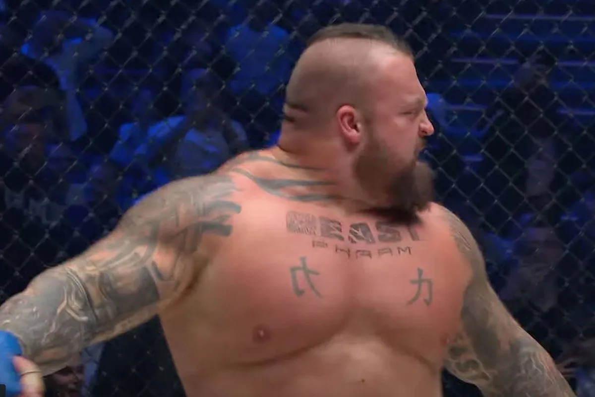 Sterkste man Eddie Hall wil tegen UFC-legende knokken: 'Als ik raak sla is het over'