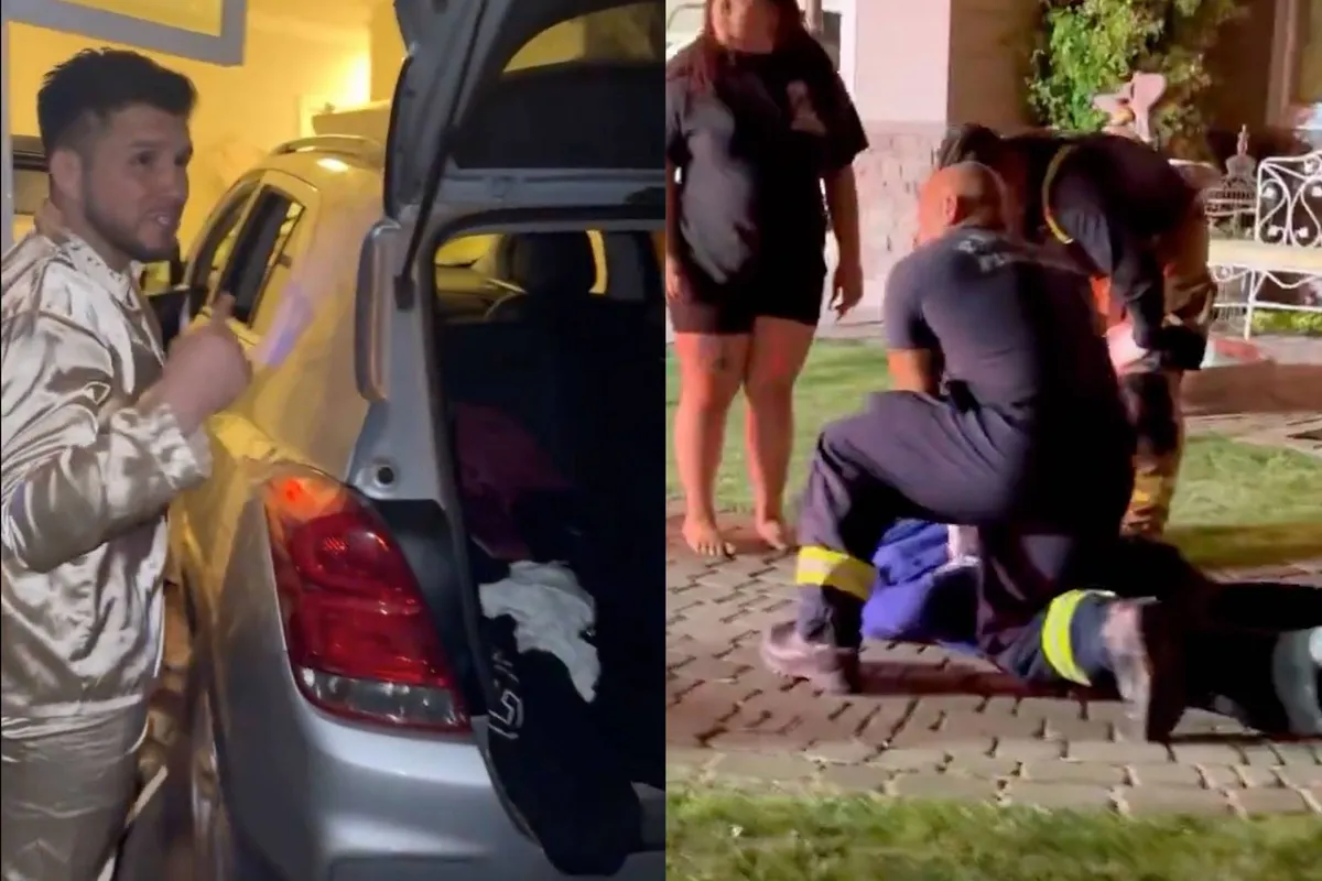 VIDEO! UFC vechter klapt verdachte na auto ongeluk - sloeg buurman op hoofd!