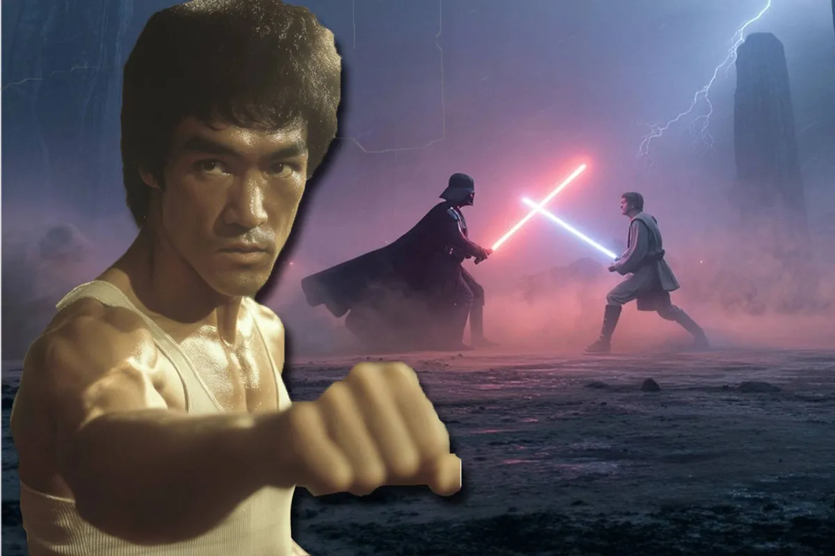 Bruce Lee wordt Jedi in nieuwe Star Wars video - May the force....