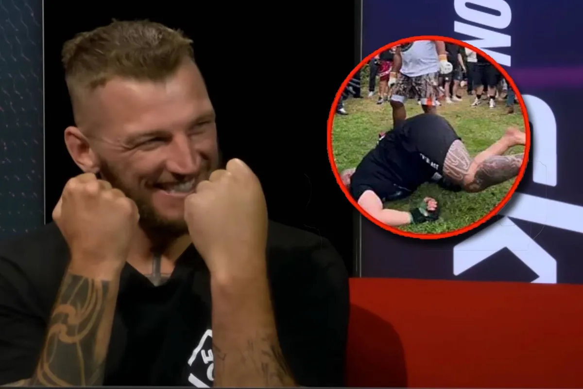 Fan geschokt! UFC ster houdt bokstoernooi in tuin - eindigt bloederig